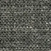 Woven gray fabric with a dense, bristled texture and heathered effect from intermingled dark gray and beige threads; uniform, nubby surface.